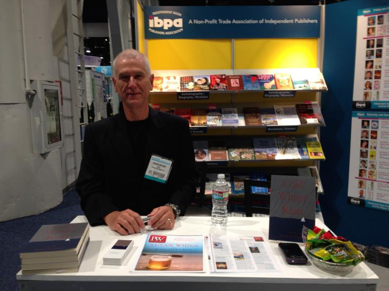 Signing books, American Library Association convention, Las Vegas, June 2014.